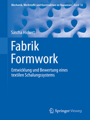 cover image of Fabrik Formwork